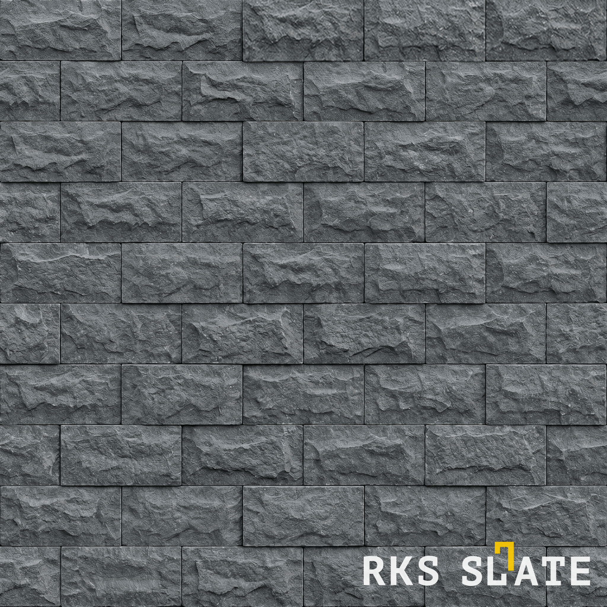 Фасадный колотый камень Black Basalt Rock в Краснодаре