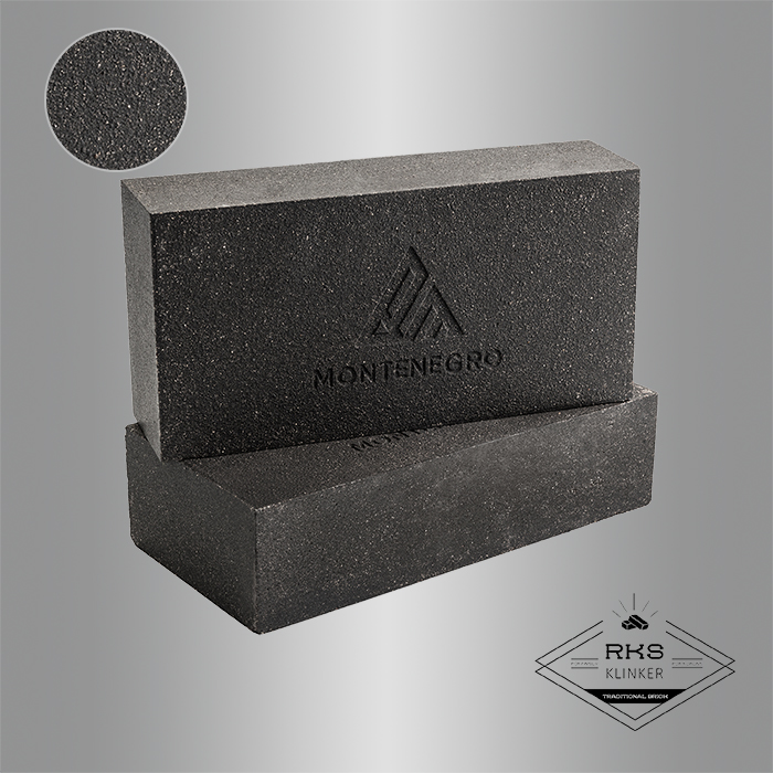 Кирпич печной Montenegro SHA 5 Black Argentum (Чёрный) 230x114x65 мм в Краснодаре