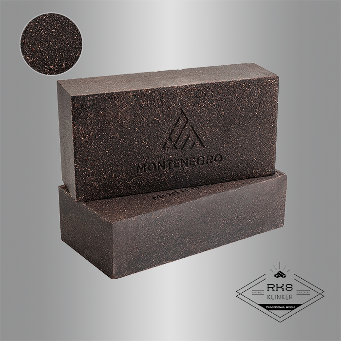Кирпич печной Montenegro SHA 5 Black Cuprum (Чёрный) 230x114x65 мм в Краснодаре