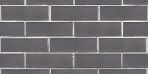 Клинкерный кирпич ЛСР Гётеборг графитовый, гладкий, 0,7 НФ на белом шве
