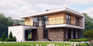 Кирпич облицовочный BRAER PRO 5_06 фасад частного дома (4)
