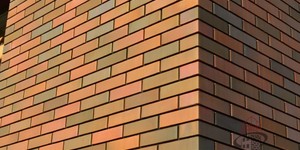 Фото кладки фасада из кирпича облицовочного Браер кладка, гладкий, 1НФ (10)