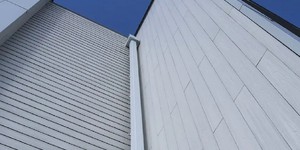 Фасад из серой доски ДПК Turtle Shell French Oak Co-Extrusion
