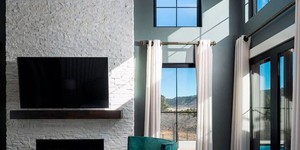Отделка для камина 3D панели из камня RKS SLATE Кварцит White Quartz Classic купить (8)