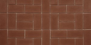 Клинкер тротуарный ЛСР Эдинбург, тёмно-красный 0